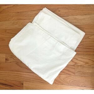West Elm - Simple White Organic Cotton Crib Skirt - 9.5" Drop - Standard crib